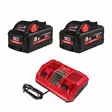 MILWAUKEE SUPER AKKUPAKETTI M18 HB8 - Akku-laturipaketit - MWDFC802 - 1