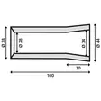 Kartio 1 44x38x34x28x100mm - Traktorit ja työkoneet - S222 - 2