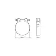 Letkunside 79-85/20mm - Letkut ja tarvikkeet - LSST085W2 - 2