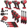 Milwaukee Konepaketti Autohuoltamolle - Akkukonesarjat - MWAUTOHUOLTOSET-2 - 1