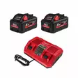Milwaukee Super Akkupaketti M18 HB5,5 - Akku-laturipaketit - MWDFCNRG552 - 1