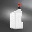 Tuff Jug Kanisteri 20L valkoinen, Ripper korkki punainen - Polttoainekanisterit ja kannut - 981-5020-102 - 2