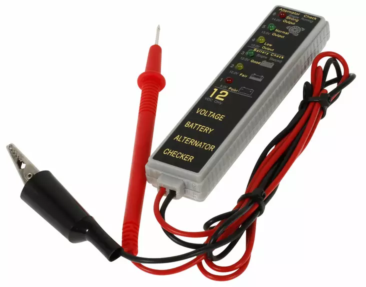 AKKUTESTERI/LATURITESTERI 12V MAGNEETILLA - Laturit ja boosterit - ALL032 - 1