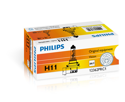 AUTOL.PHILIPS H11 VISION 12V 55W - Polttimot - 100-12362 - 1