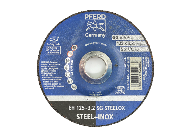 AVAUSLAIKKA EH 125X3,2X22 A46 R SG -INOX - Katkaisulaikat - P522882 - 1