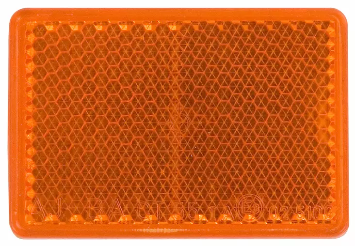 HEIJASTIN KELTAINEN 39X57 TARRALLA - Peräkärryn valot - ST100452 - 1