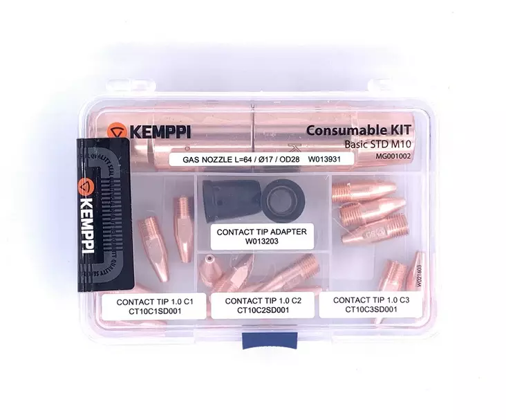 KULUTUSOSAKITTI STD M10 1,0 - Polttimien suuttimet ja tarvikkeet - MG001002 - 1