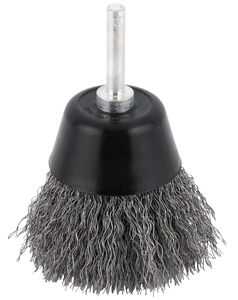 KUPPIHARJA 6MM KARA 50X35MM TERÄSLANKA 0,25MM - Teräsharjat - OB002 - 1