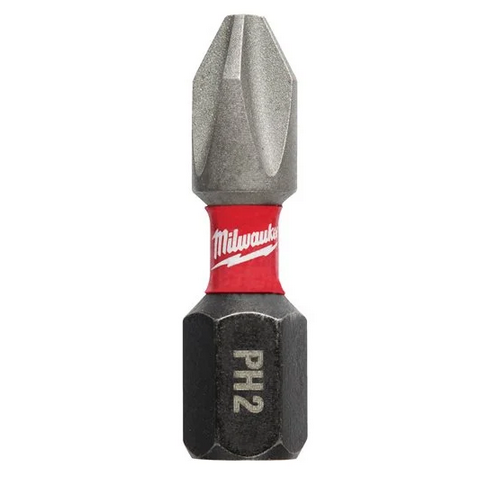 MILWAUKEE TERÄ SHOCKWAVE PH2 X 25MM P2 - Ruuvauskärjet ja pidikkeet - MW430852 - 1