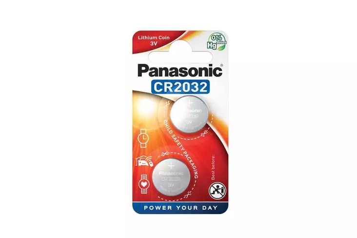 PANASONIC COIN LITHIUM CR-2032EL/2B 2KPL/PKT - Paristot - 2B380562 - 1