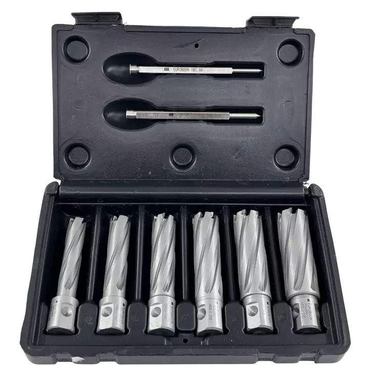 EUROBOOR TCT teräsarja 14-24 + Tappi - Magneettiporakoneet - EBTCTKITL2 - 1