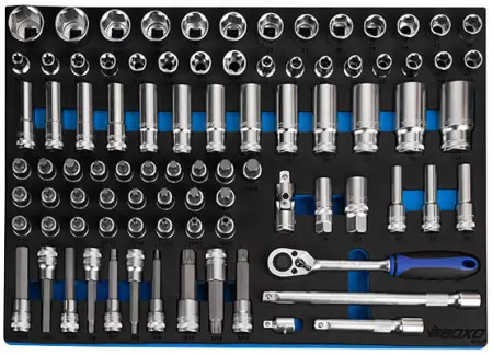 Boxo Hylsysarja 1/2" 88-osaa - Moduulit työkaluvaunuihin - 285-TK330-2 - 1