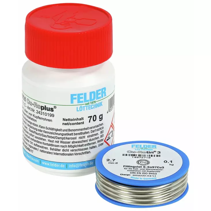 JUOTOSTINA SN97/CU3 2,7MM/100G + RASVA - Juottimet ja tohot - FEL002 - 1