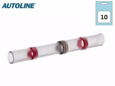 KUTISTELIITIN PUNAINEN TINALLA 0,5-1,5MM -10KPL - Liittimet - 1569-20022 - 1