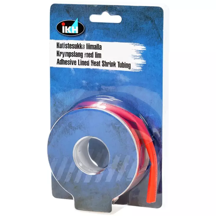 Kutistesukka Liimalla 7,9mm 1,22M Punainen - Kutistesukat - IKH6632 - 1