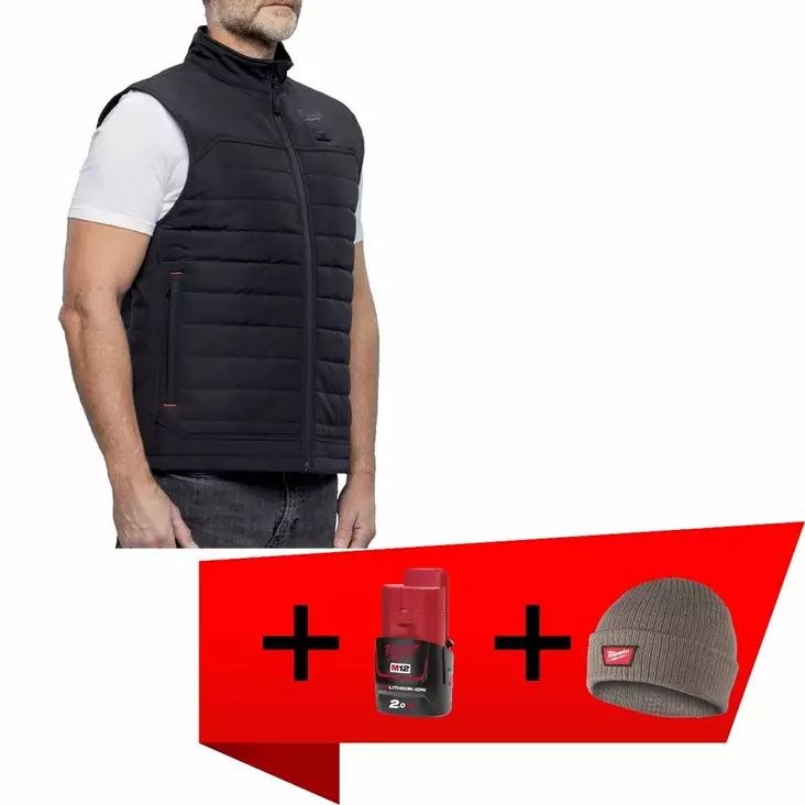Milwaukee M12 HPVBL3-0 Lämpöliivi Puffer - Paidat ja hupparit - MW493842 - 1