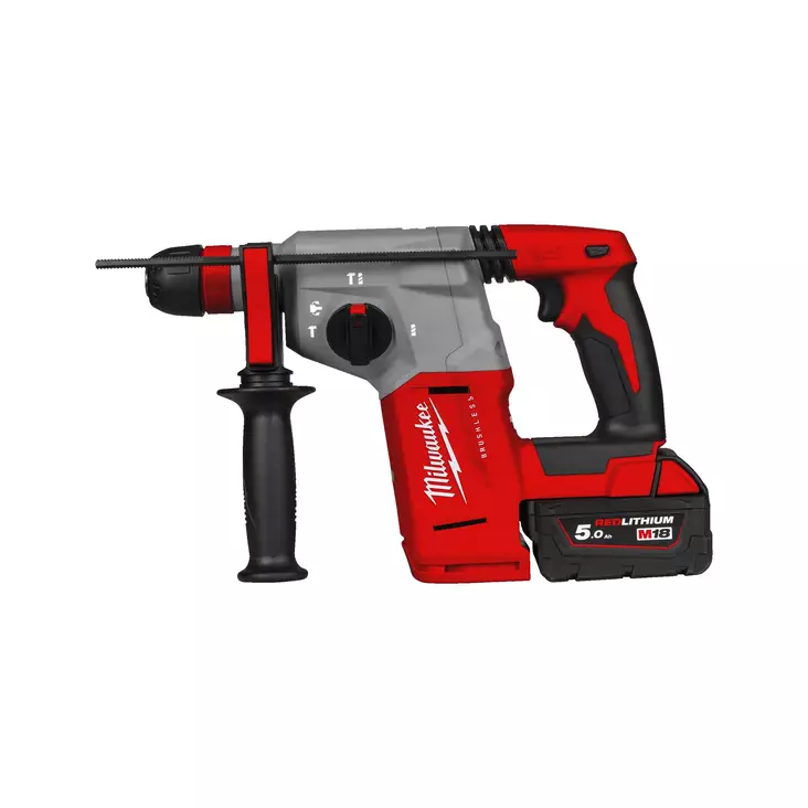 Milwaukee M18 BLHX-502X Yhdistelmävasara sis. 2x 5Ah akut + laturi - Poravasarat - 4933478892 - 1