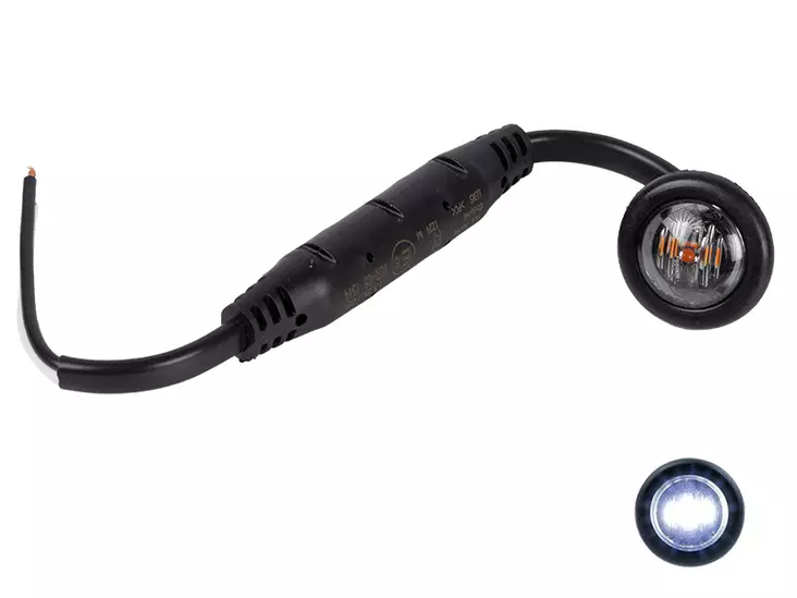 OPTIBEAM DARK PHANTOM äärivalo valkoinen - Peräkärryn valot - 1608-3102 - 1