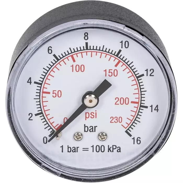 Painemittari 1/4" 50mm (16BAR) - Letkut ja tarvikkeet - XT4022 - 1
