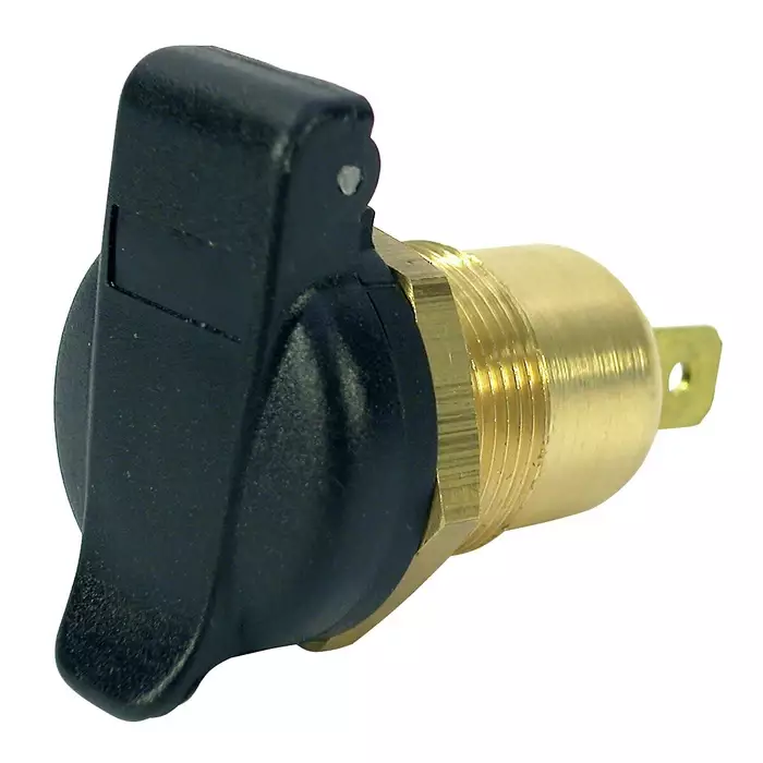 PISTORASIA 1-NAPAINEN DIN 2 JOHTIMELLE - USB-laturit, pistokkeet ja adapterit - ST019102 - 1