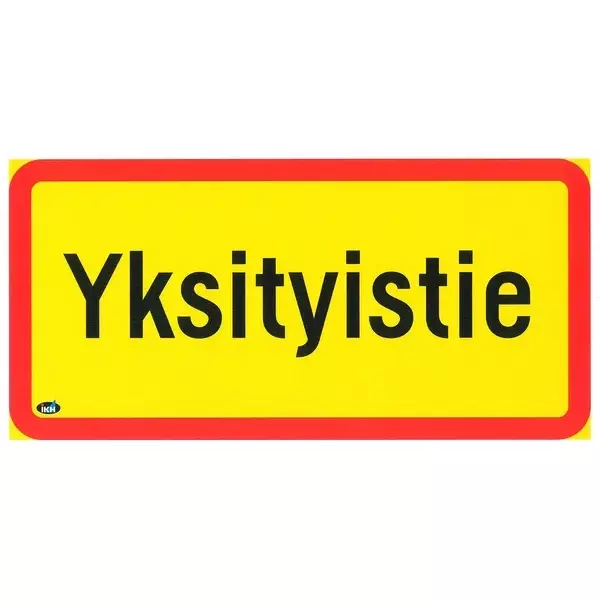 Yksityistie 300 X 150 Alu - Ensiapu ja työsuojelu - TRA182 - 1
