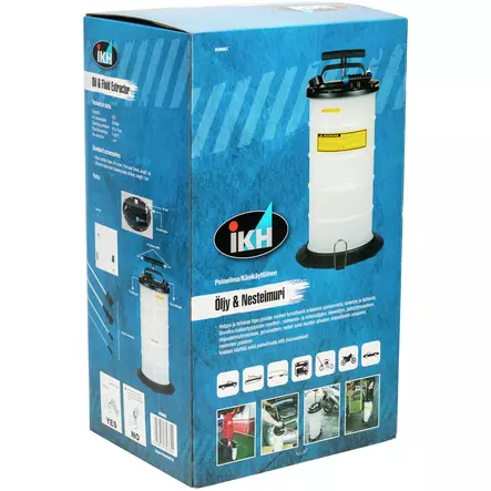 Öljyimuri 9,5L Paineilma/Käsikäyttöinen - Voitelulaitteet - IKH8063 - 2