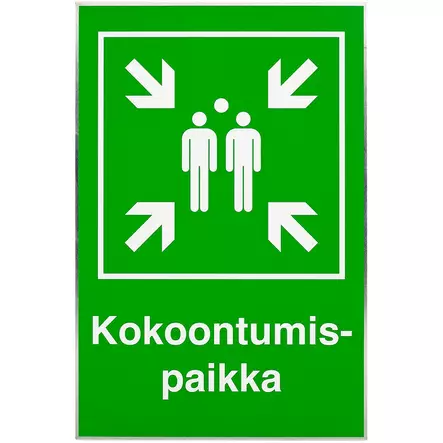 Opaste 200X300 Kokoontumispaikka Alu - Ensiapu ja työsuojelu - TRA063 - 1