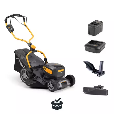 Stiga Combi 748e V Kit Akkuruohonleikkuri - Työnnettävät ruohonleikkurit - 2L0487978ST3 - 2