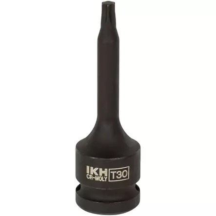 Torx Kärkihylsy 1/2" T30 78mm Voimahylsy - Konehylsyt - IKH6573 - 1