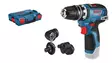 BOSCH PORAKONE GSR 12V-35 FC SOLO L-BOXX - Porakoneet ja ruuvinvääntimet - 06019H3003 - 1