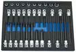 TORXKÄRKISARJA 1/2" 32-OS. T20-T70 - Moduulit työkaluvaunuihin - 291-BE053 - 1