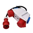 HAAROTIN 2X16A + 2XSCHUKO 1 M LIITÄNTÄJOHTO - Letku- ja sähkökelat - 8543 - 1