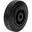 Irtopyörä 125X43mm Musta - Vaunu- ja kalusterenkaat - XPP12543 - 1