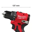 Milwaukee M12 BLDDRC-0 Akkuporakone runko - Porakoneet ja ruuvinvääntimet - MW499683 - 3