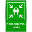 Opaste 200X300 Kokoontumispaikka Alu - Ensiapu ja työsuojelu - TRA063 - 1
