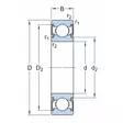 Urakuulalaakeri 20X47X14 C3 SKF - Istukat ja lisävarusteet - SKF6204-2RSHC3 - 2