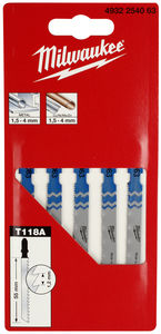 KUVIOSAHANTERÄ T118A 55/1,2MM 5KPL - Kuviosahanterät - MW254063 - 1