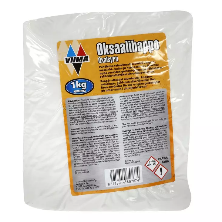 OKSAALIHAPPO 1KG - Tekniset kemikaalit - UPH003 - 1
