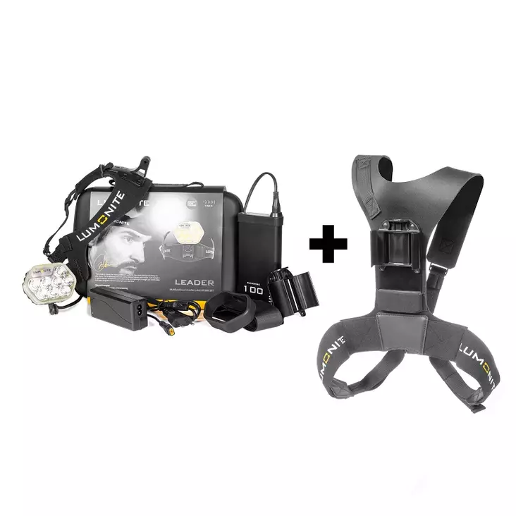 OTSALAMPPU LUMONITE LEADER, 6838 LM (2023), PERUSSETTI + AKKULIIVI - Taskulamput ja otsavalot - HSKIT169-3 - 1