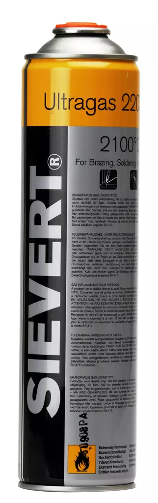SIEVERT KAASUSÄILIÖ ULTRAGAS 2202 380ML - Juottimet ja tohot - 220583 - 1
