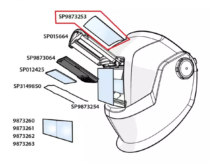 SUOJALEVY (90 X 110 X 1.0) 1KPL - Hitsaussuojaimet - SP9873253 - 1