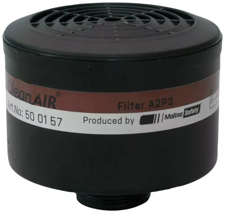 YHDISTELMÄSUODATIN CLEANAIR CHEMICAL 2F A2P3 - Hengityssuojaimet - 805300593 - 1