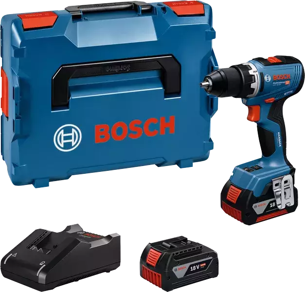 Bosch GSR 18V-65 Porakone 2X5AH L-BOXX - Porakoneet ja ruuvinvääntimet - 06019N3203 - 1