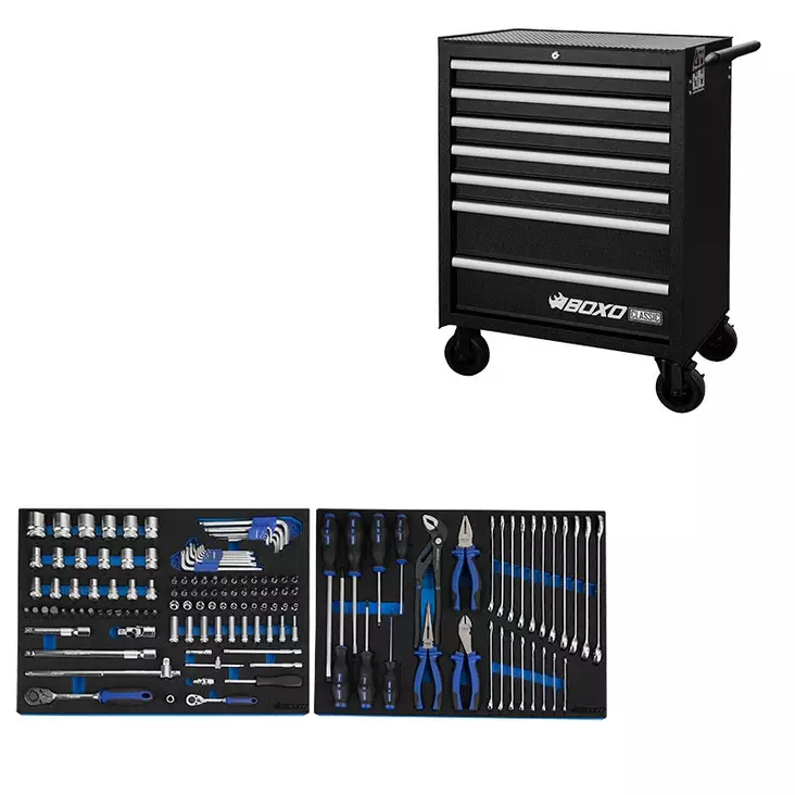 BOXO TYÖKALUVAUNU 670X459X964MM - Työkaluvaunut - 285-7071C-TK143 - 1