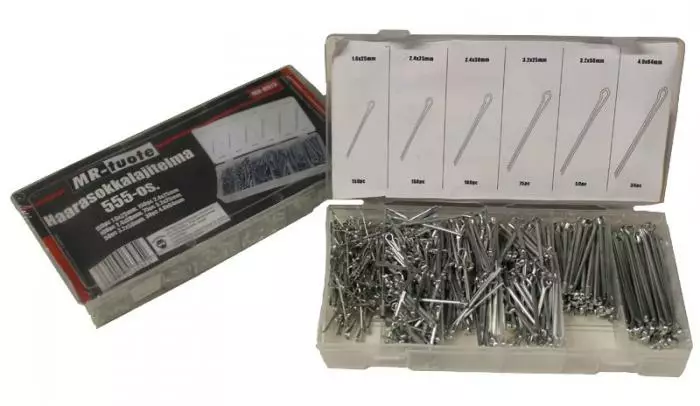 Haarasokkalajitelma 555-osaa - Korjaamotyökalut - MR-0973 - 1