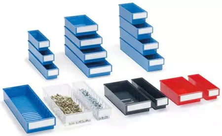 Hyllylaatikko Harmaa 400X92X82 P.30 - Varastohyllyt ja lokerot - 699-4010-3 - 1