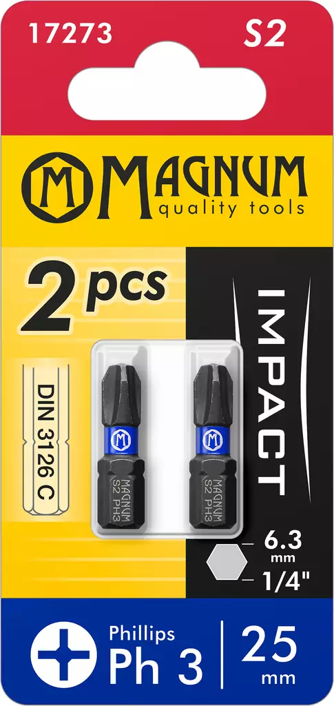 Kärki Impact 2kpl Ph3 25mm - Ruuvauskärjet ja pidikkeet - 17273 - 1
