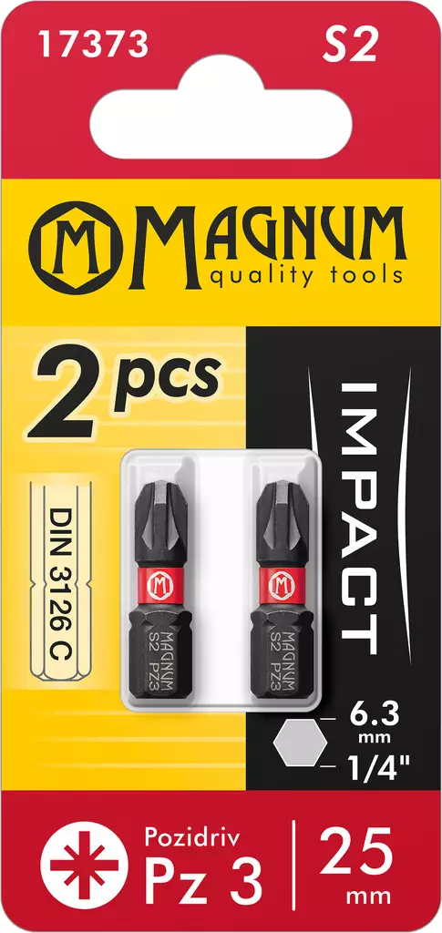 Kärki Impact 2kpl Pz3 25mm - Ruuvauskärjet ja pidikkeet - 17373 - 1