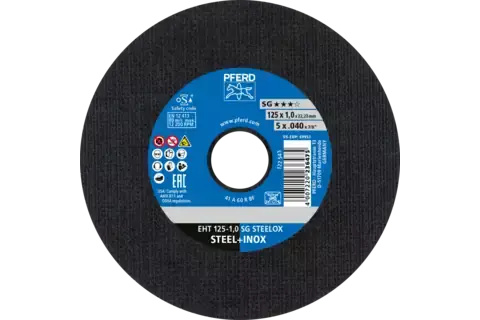 KATKAISULAIKKA EHT 125X1,0X22 A60 R SG-INOX - Katkaisulaikat - P499733 - 2