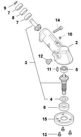 STIHL KULMAVAIHDE (25AST KULMA) METSÄ - Stihl työkalut ja metsätyövarusteet - 41476400113 - 1